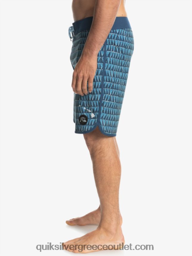 surfsilk Χτένι Χαβάης 19 boardshort Quiksilver άνδρες 66LP841323 επαρχιακό μπλε