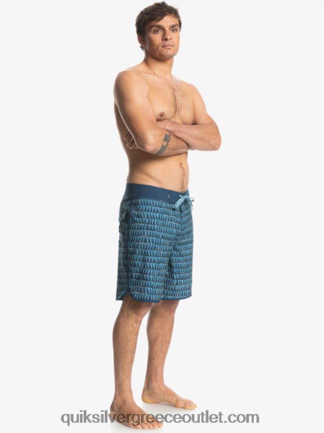 surfsilk Χτένι Χαβάης 19 boardshort Quiksilver άνδρες 66LP841323 επαρχιακό μπλε
