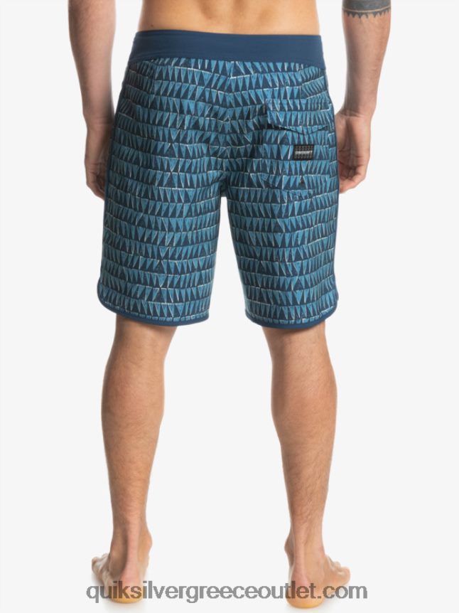 surfsilk Χτένι Χαβάης 19 boardshort Quiksilver άνδρες 66LP841323 επαρχιακό μπλε