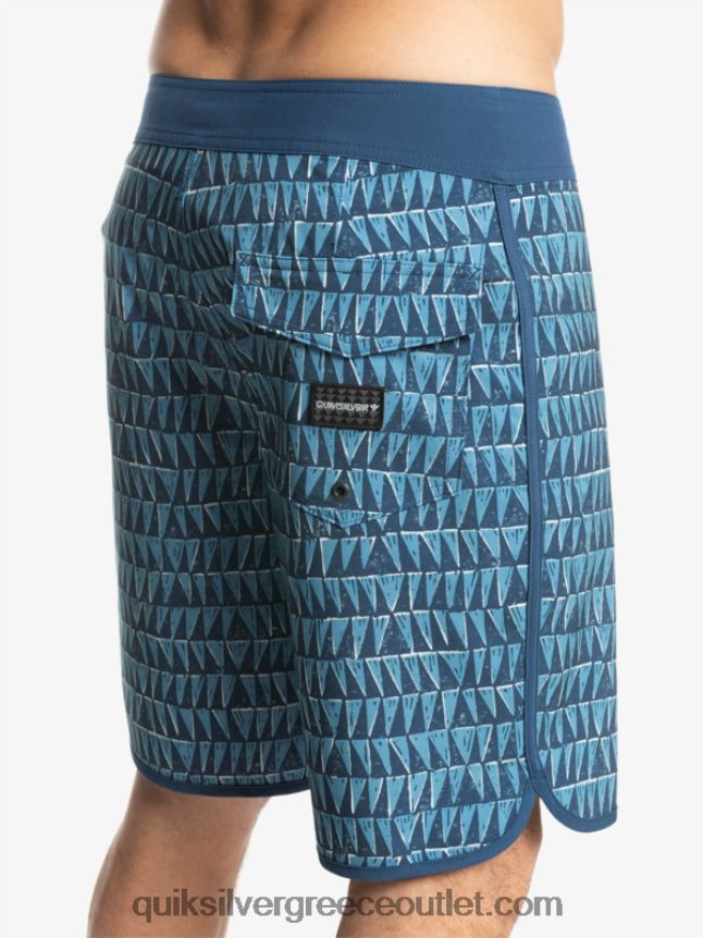 surfsilk Χτένι Χαβάης 19 boardshort Quiksilver άνδρες 66LP841323 επαρχιακό μπλε