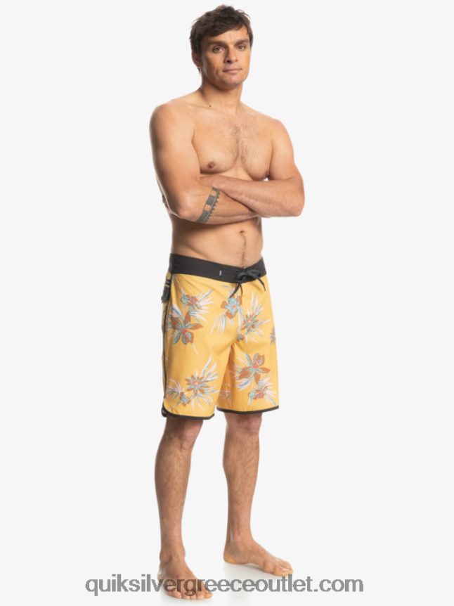 όστρακο surfsilk 19 boardshort Quiksilver άνδρες 66LP841491 ώχρα
