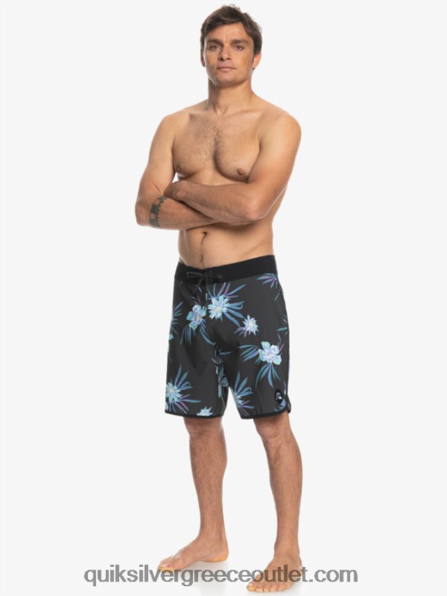 όστρακο surfsilk 19 boardshort Quiksilver άνδρες 66LP841493 ασφαλτικό σκυρόδερμα