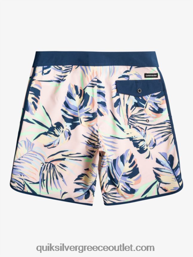 όστρακο surfsilk 19 boardshort Quiksilver άνδρες 66LP841495 ροδάκινο μαστίγιο