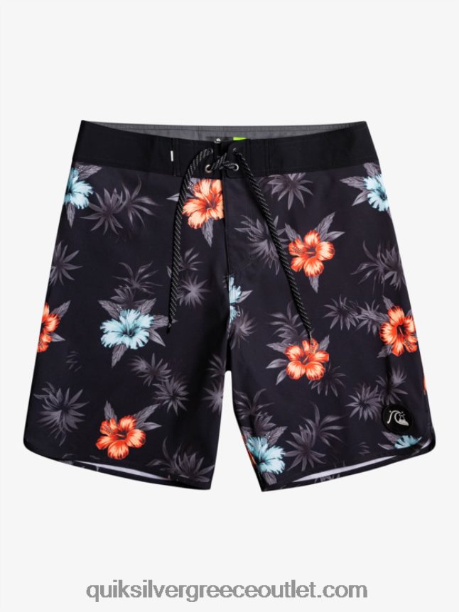 όστρακο surfsilk 19 boardshort Quiksilver άνδρες 66LP841496 μαύρος