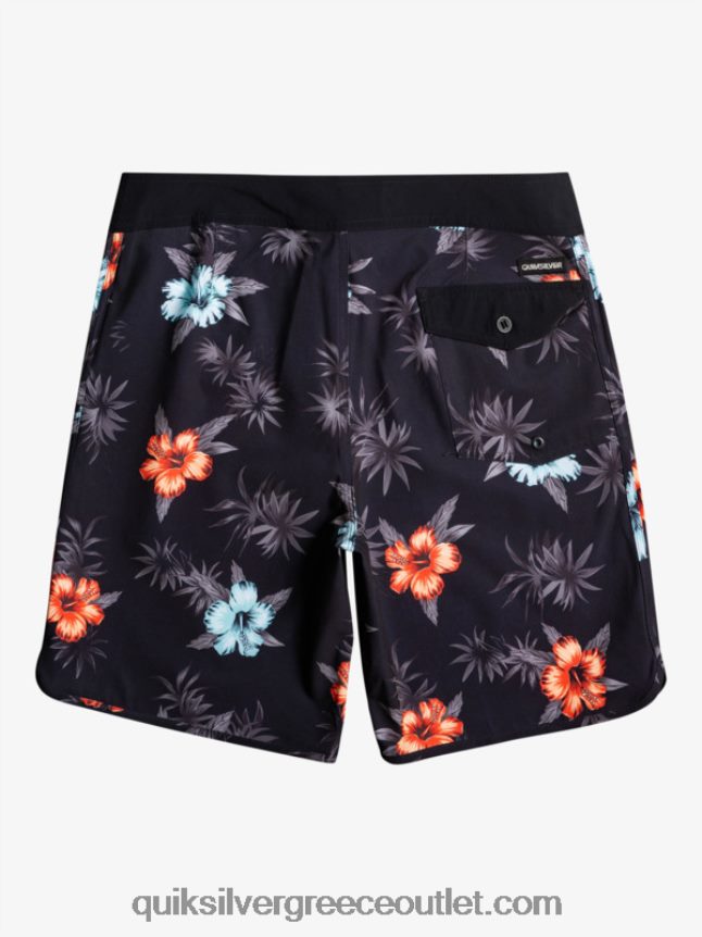 όστρακο surfsilk 19 boardshort Quiksilver άνδρες 66LP841496 μαύρος