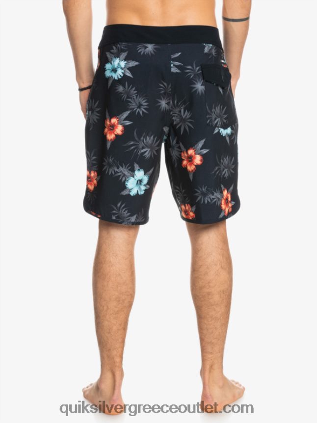όστρακο surfsilk 19 boardshort Quiksilver άνδρες 66LP841496 μαύρος