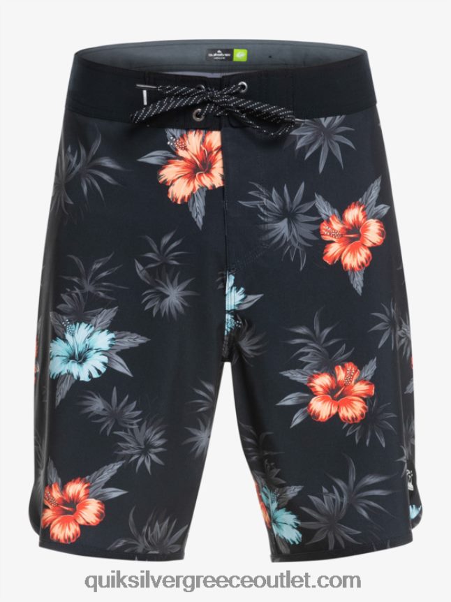 όστρακο surfsilk 19 boardshort Quiksilver άνδρες 66LP841496 μαύρος