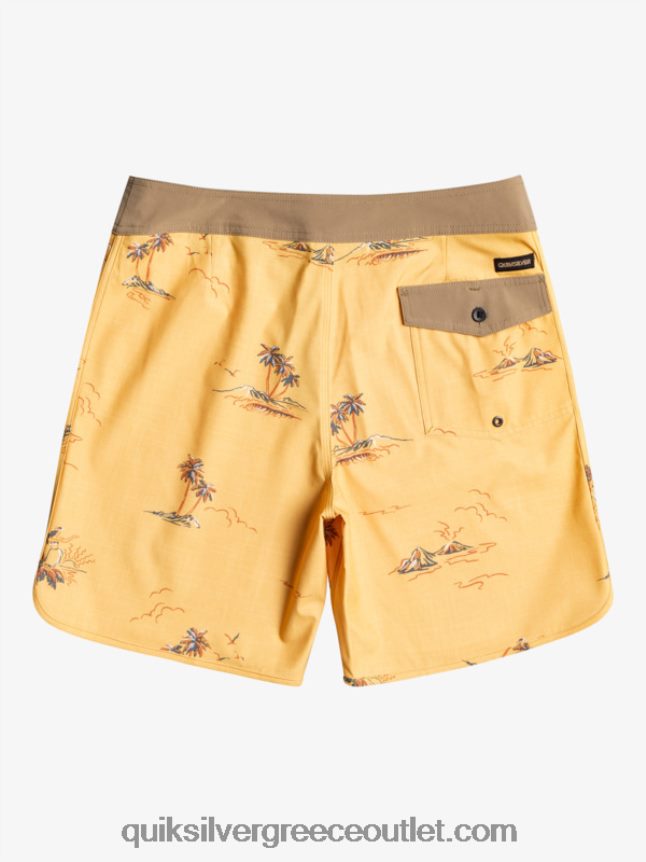 όστρακο surfsilk 19 boardshort Quiksilver άνδρες 66LP841497 ώχρα