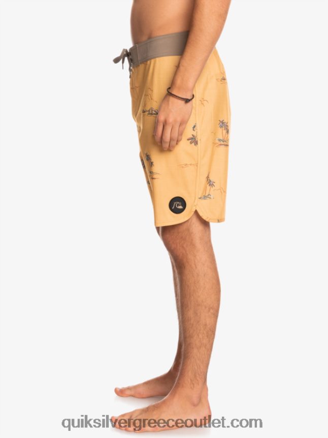όστρακο surfsilk 19 boardshort Quiksilver άνδρες 66LP841497 ώχρα