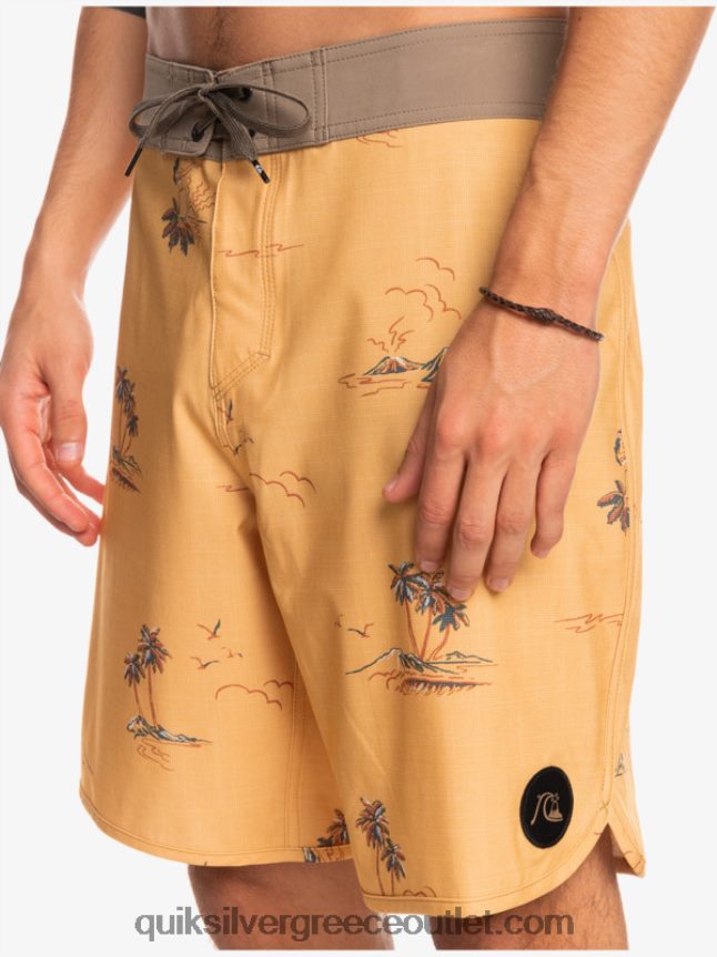 όστρακο surfsilk 19 boardshort Quiksilver άνδρες 66LP841497 ώχρα