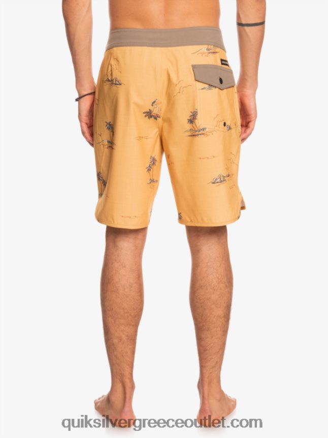 όστρακο surfsilk 19 boardshort Quiksilver άνδρες 66LP841497 ώχρα