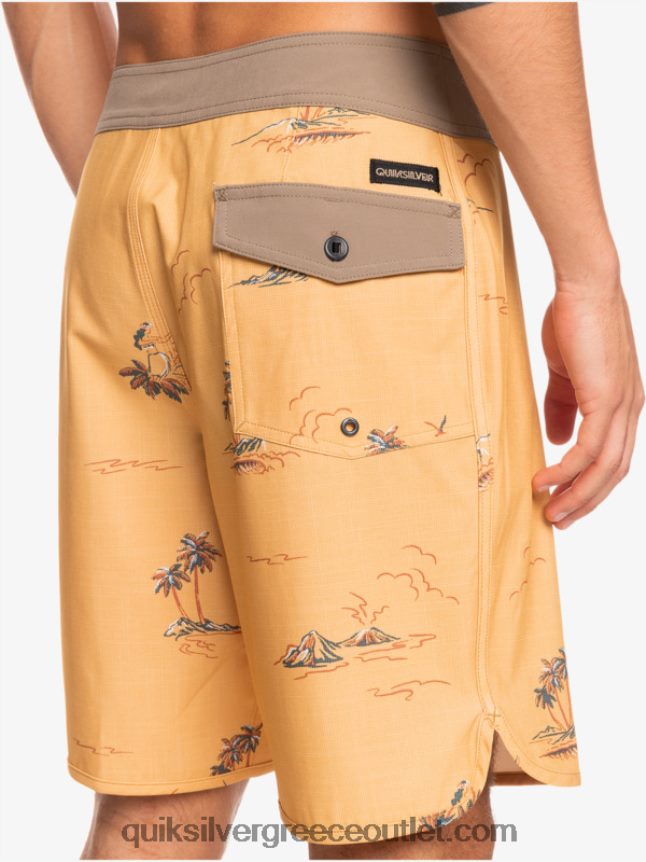όστρακο surfsilk 19 boardshort Quiksilver άνδρες 66LP841497 ώχρα