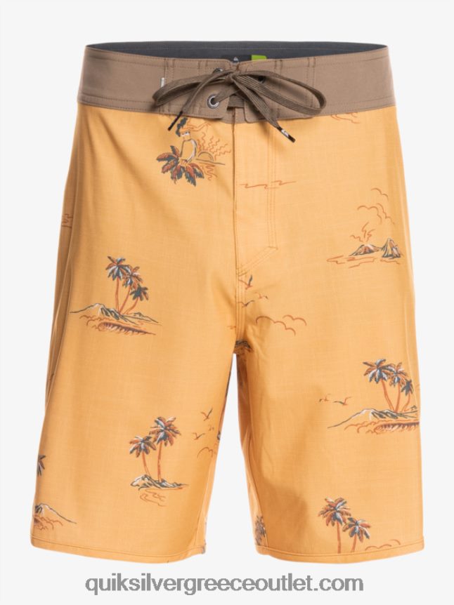 όστρακο surfsilk 19 boardshort Quiksilver άνδρες 66LP841497 ώχρα