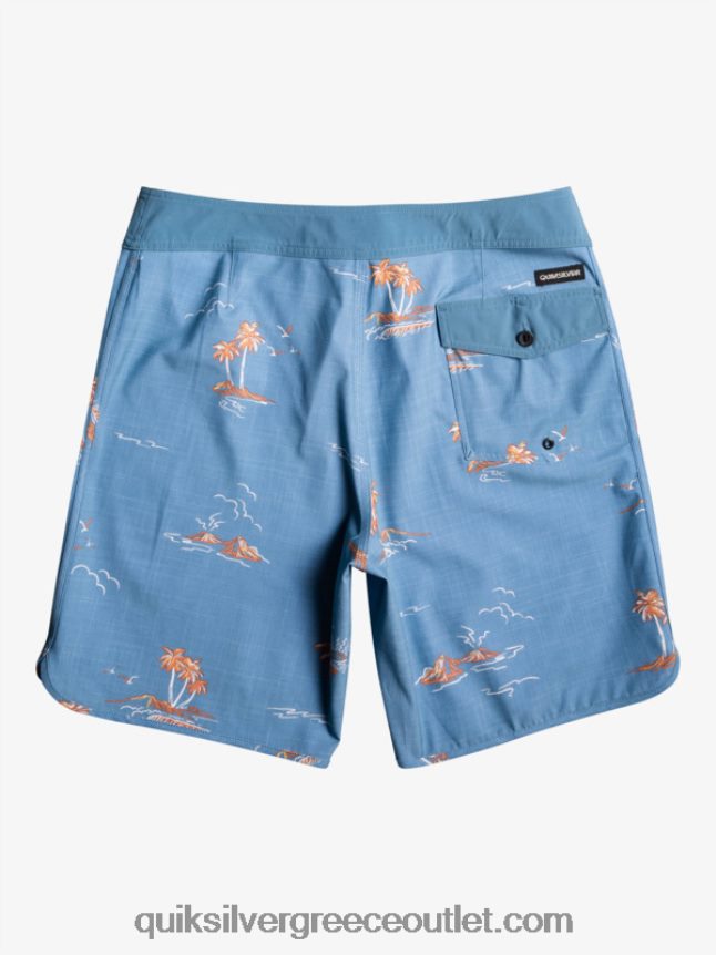 όστρακο surfsilk 19 boardshort Quiksilver άνδρες 66LP841498 καπετάνιοι μπλε