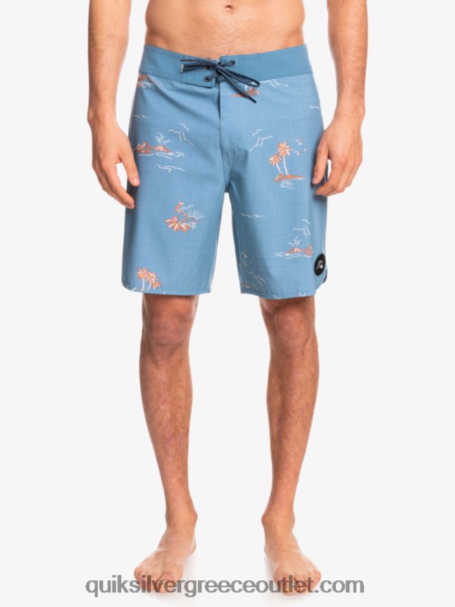 όστρακο surfsilk 19 boardshort Quiksilver άνδρες 66LP841498 καπετάνιοι μπλε