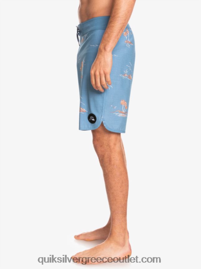 όστρακο surfsilk 19 boardshort Quiksilver άνδρες 66LP841498 καπετάνιοι μπλε