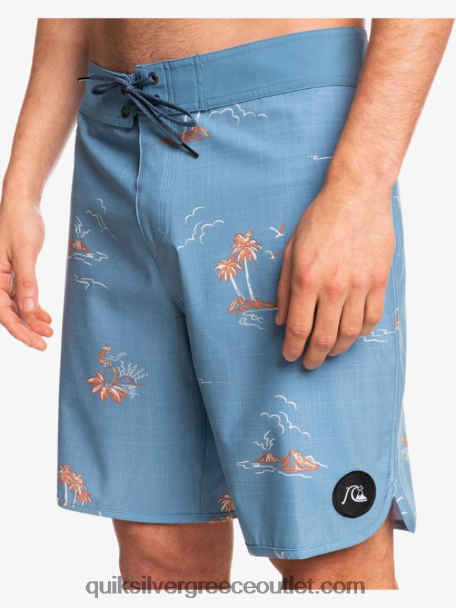 όστρακο surfsilk 19 boardshort Quiksilver άνδρες 66LP841498 καπετάνιοι μπλε