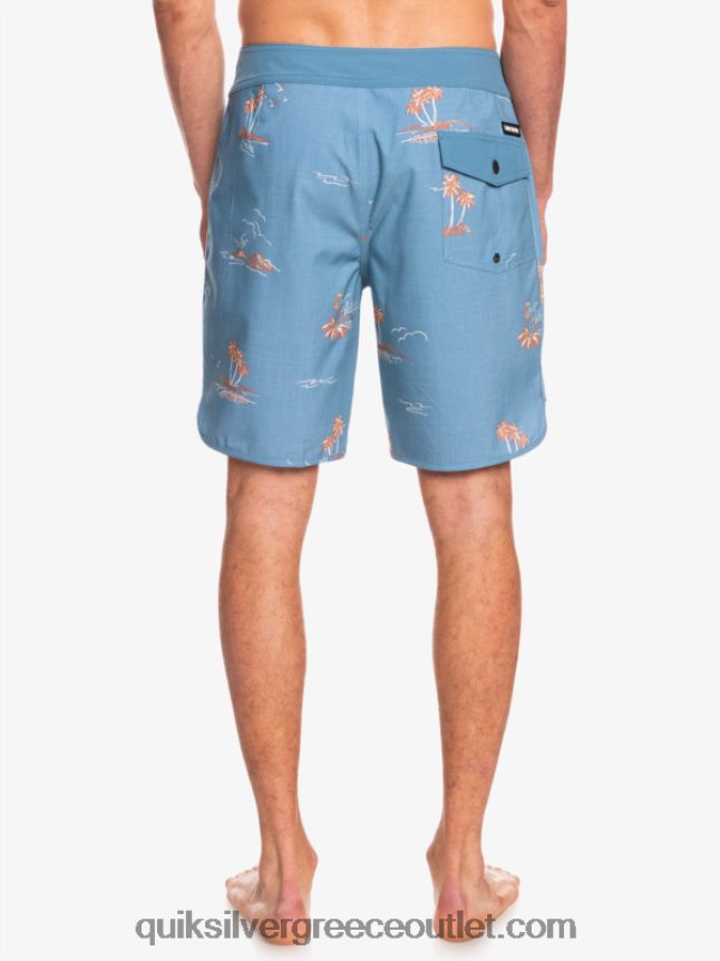 όστρακο surfsilk 19 boardshort Quiksilver άνδρες 66LP841498 καπετάνιοι μπλε