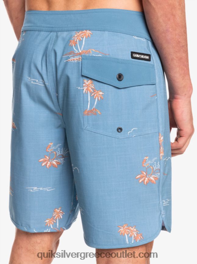 όστρακο surfsilk 19 boardshort Quiksilver άνδρες 66LP841498 καπετάνιοι μπλε