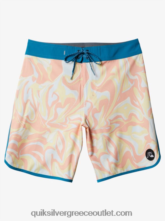 όστρακο surfsilk 19 boardshort Quiksilver άνδρες 66LP841499 ροδακινί ροζ