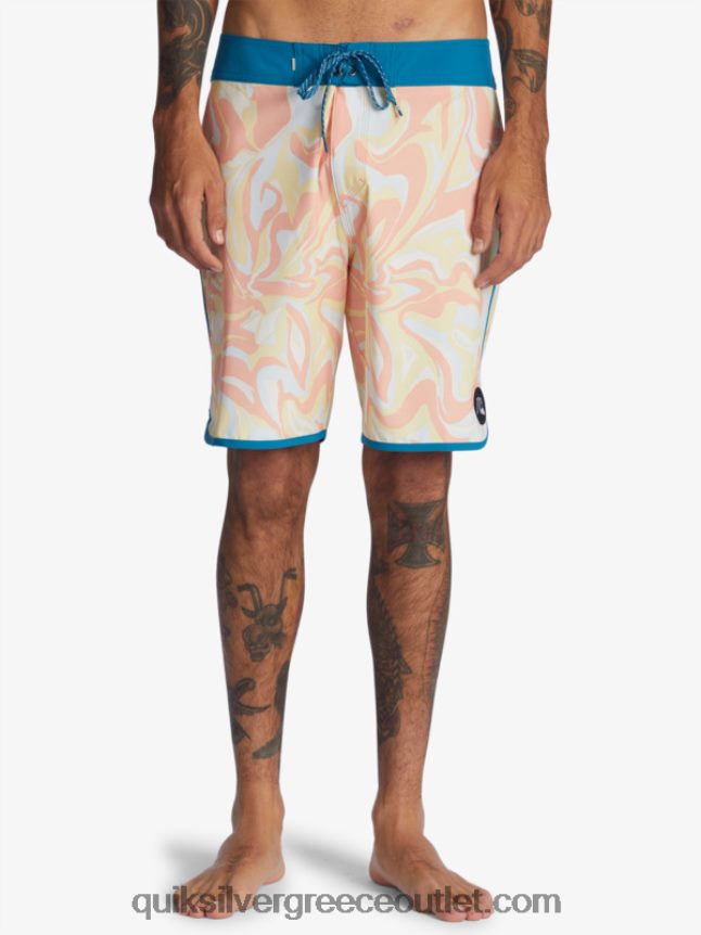 όστρακο surfsilk 19 boardshort Quiksilver άνδρες 66LP841499 ροδακινί ροζ