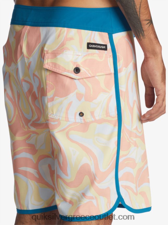 όστρακο surfsilk 19 boardshort Quiksilver άνδρες 66LP841499 ροδακινί ροζ