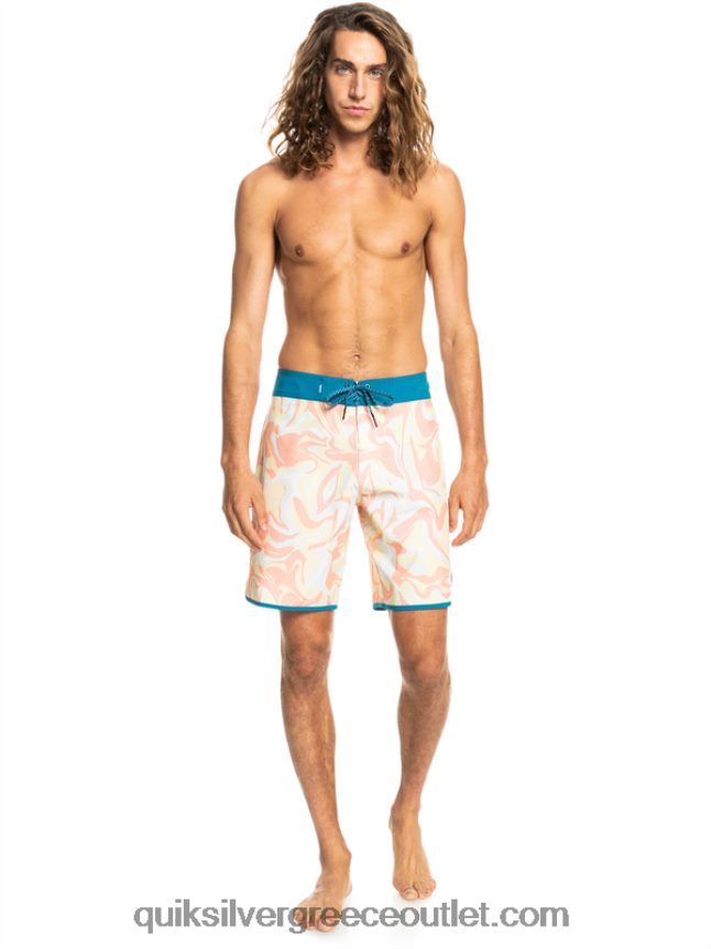 όστρακο surfsilk 19 boardshort Quiksilver άνδρες 66LP841499 ροδακινί ροζ