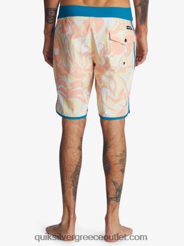 όστρακο surfsilk 19 boardshort Quiksilver άνδρες 66LP841499 ροδακινί ροζ