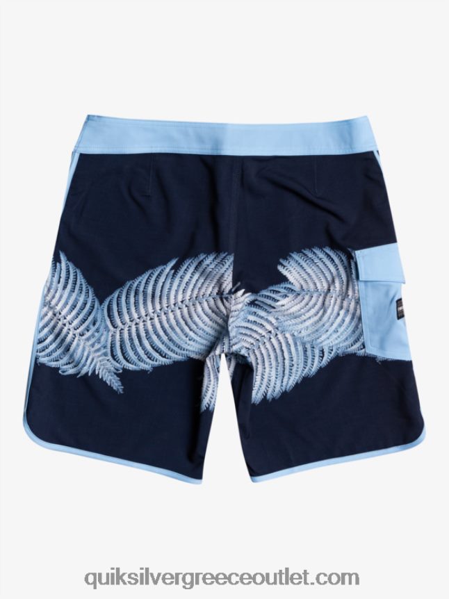 surfsilk Χτένι Χαβάης 19 boardshort Quiksilver άνδρες 66LP841880 ναυτικό μπλέιζερ