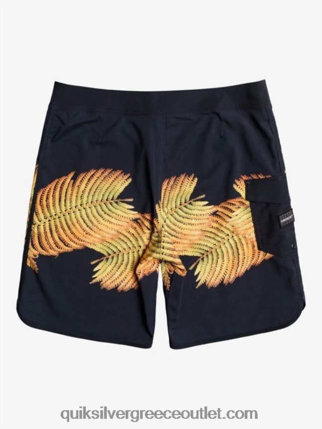 surfsilk Χτένι Χαβάης 19 boardshort Quiksilver άνδρες 66LP841881 μαύρος
