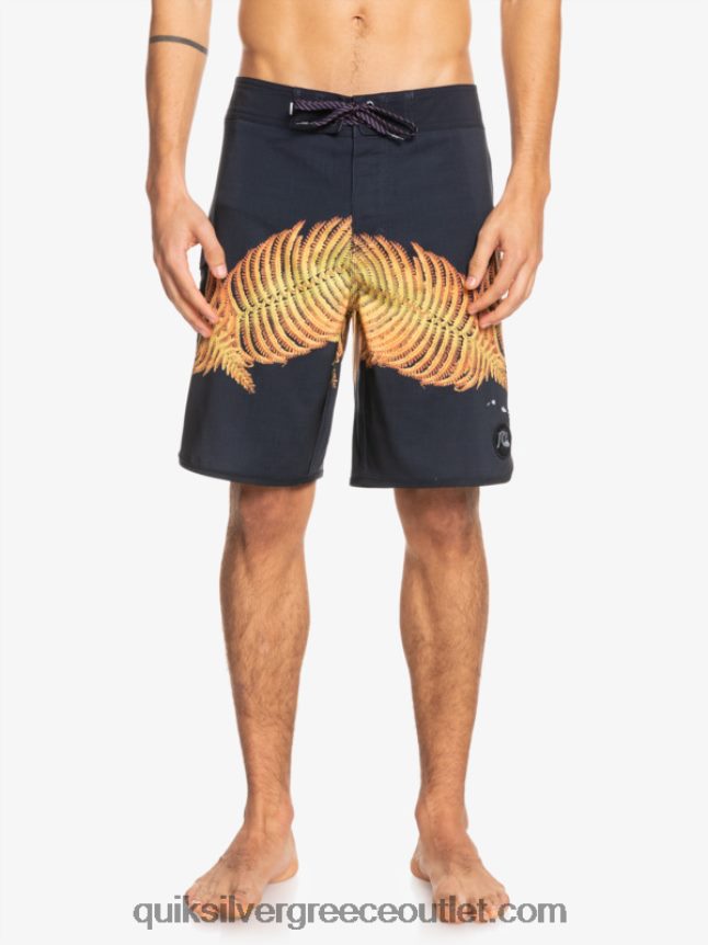 surfsilk Χτένι Χαβάης 19 boardshort Quiksilver άνδρες 66LP841881 μαύρος
