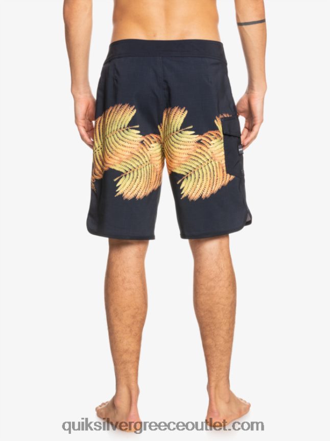 surfsilk Χτένι Χαβάης 19 boardshort Quiksilver άνδρες 66LP841881 μαύρος