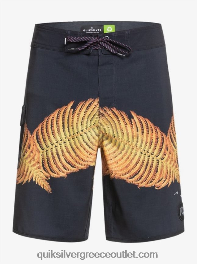 surfsilk Χτένι Χαβάης 19 boardshort Quiksilver άνδρες 66LP841881 μαύρος