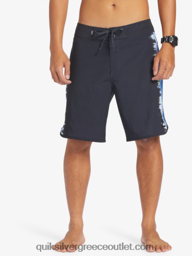 όστρακο surfsilk 19 boardshort Quiksilver άνδρες 66LP84216 μαύρος