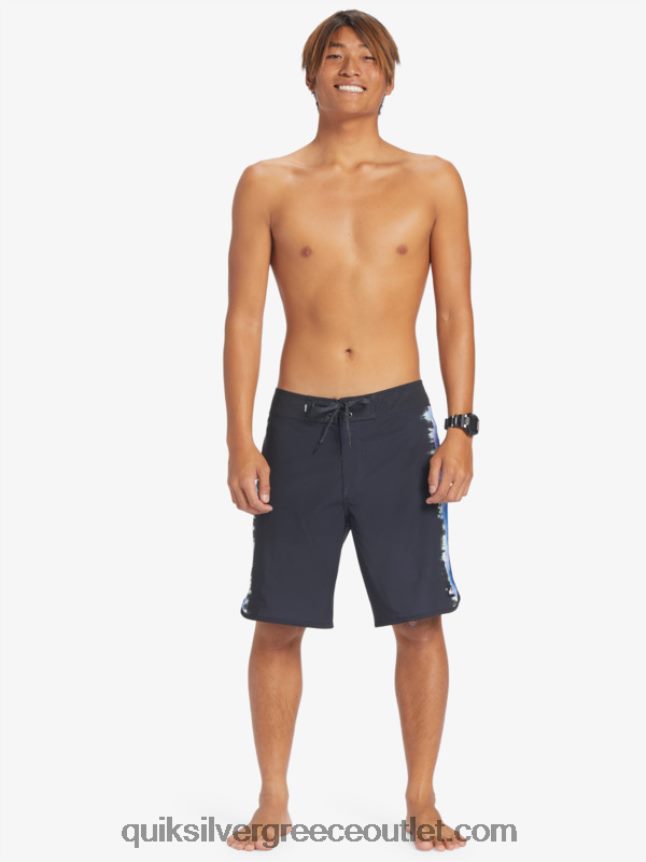 όστρακο surfsilk 19 boardshort Quiksilver άνδρες 66LP84216 μαύρος