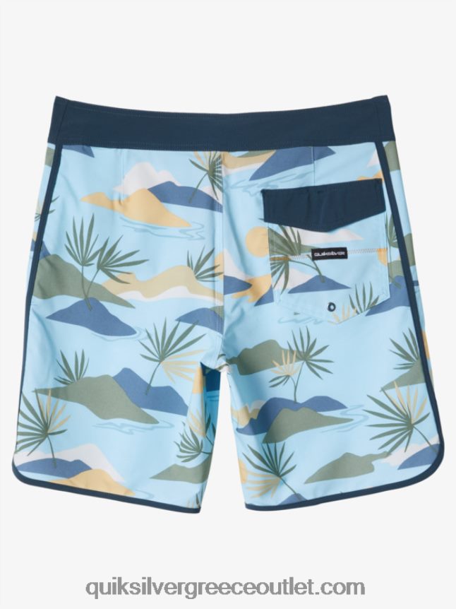 όστρακο surfsilk 19 boardshort Quiksilver άνδρες 66LP84218 μπλε του ουρανού