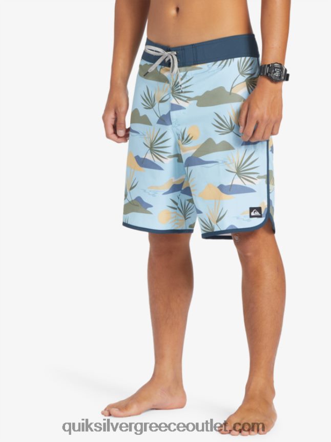 όστρακο surfsilk 19 boardshort Quiksilver άνδρες 66LP84218 μπλε του ουρανού