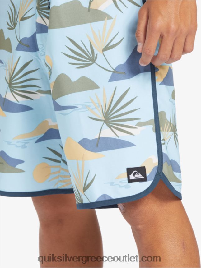 όστρακο surfsilk 19 boardshort Quiksilver άνδρες 66LP84218 μπλε του ουρανού