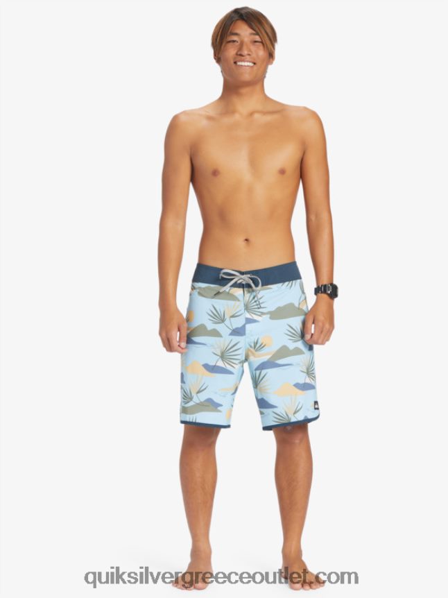 όστρακο surfsilk 19 boardshort Quiksilver άνδρες 66LP84218 μπλε του ουρανού