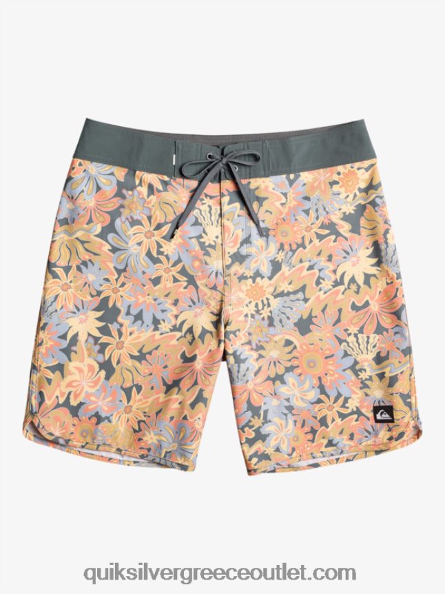 όστρακο surfsilk 19 boardshort Quiksilver άνδρες 66LP84219 σκούρο σχιστόλιθο