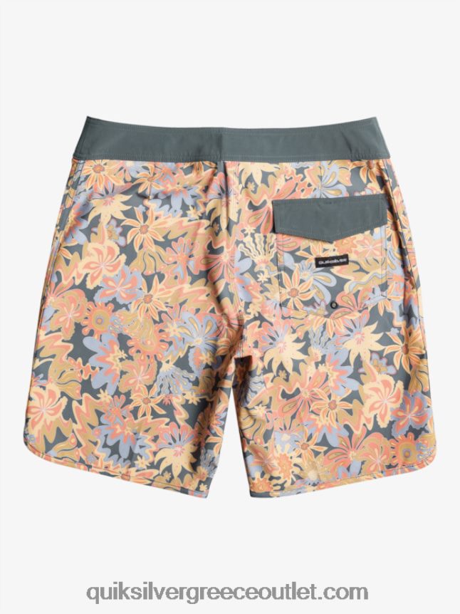 όστρακο surfsilk 19 boardshort Quiksilver άνδρες 66LP84219 σκούρο σχιστόλιθο