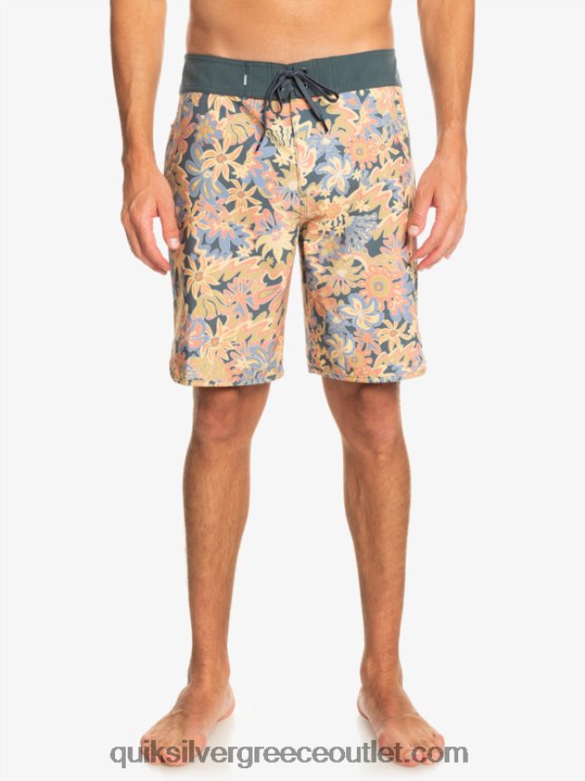 όστρακο surfsilk 19 boardshort Quiksilver άνδρες 66LP84219 σκούρο σχιστόλιθο