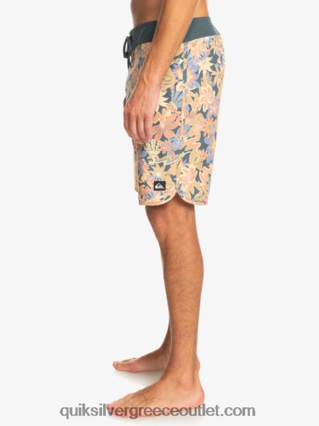 όστρακο surfsilk 19 boardshort Quiksilver άνδρες 66LP84219 σκούρο σχιστόλιθο