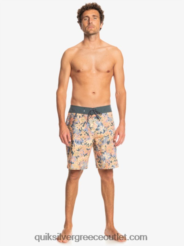 όστρακο surfsilk 19 boardshort Quiksilver άνδρες 66LP84219 σκούρο σχιστόλιθο