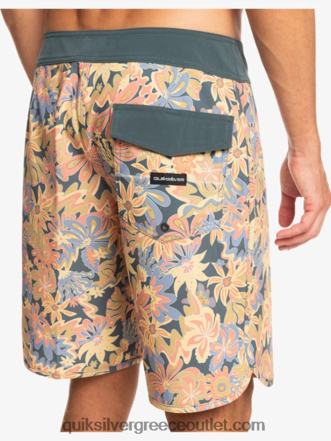 όστρακο surfsilk 19 boardshort Quiksilver άνδρες 66LP84219 σκούρο σχιστόλιθο
