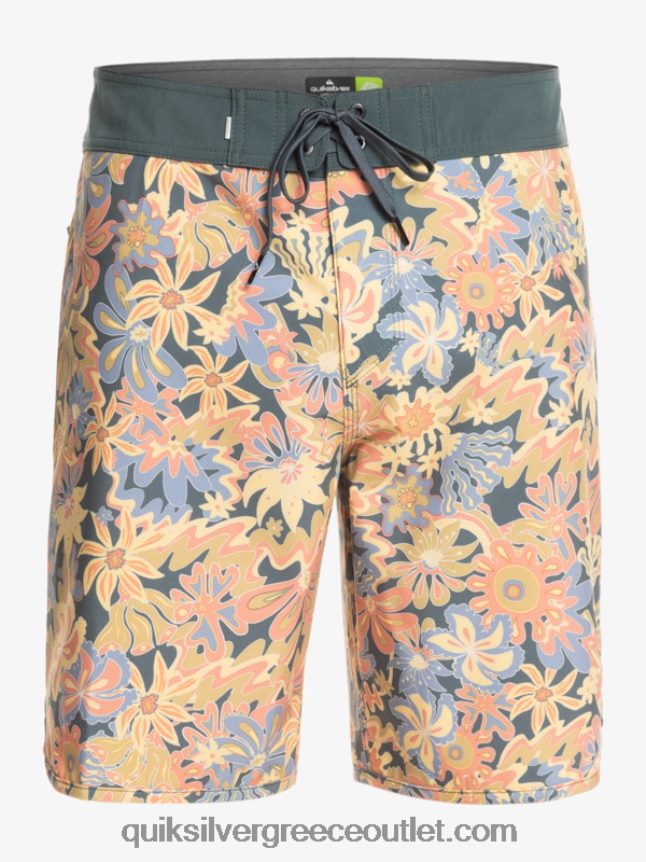 όστρακο surfsilk 19 boardshort Quiksilver άνδρες 66LP84219 σκούρο σχιστόλιθο