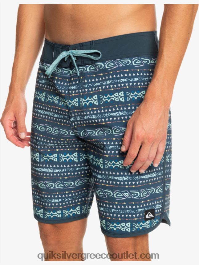 όστρακο surfsilk 19 boardshort Quiksilver άνδρες 66LP84221 μεσάνυχτα ναυτικό
