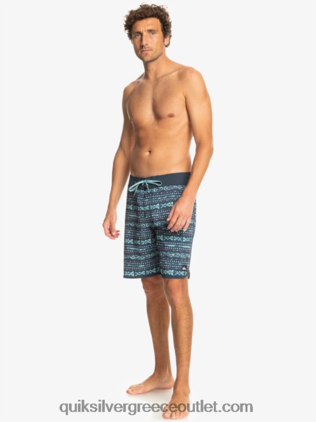 όστρακο surfsilk 19 boardshort Quiksilver άνδρες 66LP84221 μεσάνυχτα ναυτικό