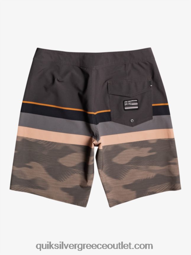 surfsilk ξεθωριασμένη ρίγα 20 boardshort Quiksilver άνδρες 66LP841603 φύλλο σταφυλιού
