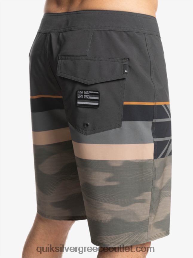 surfsilk ξεθωριασμένη ρίγα 20 boardshort Quiksilver άνδρες 66LP841603 φύλλο σταφυλιού